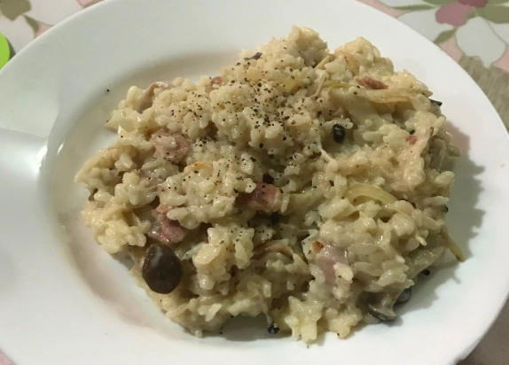 蒜香奶油燉飯食譜