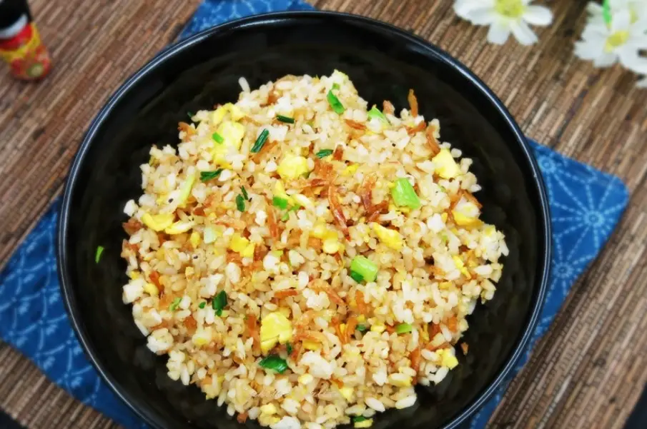 櫻花蝦乾炒飯 做法