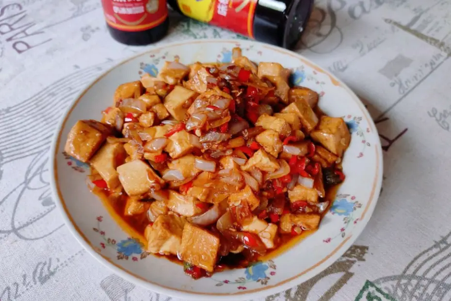 洋蔥燒豆腐 食譜