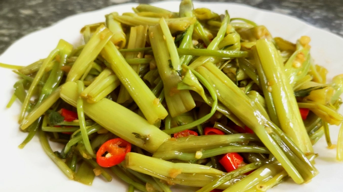 泰式蝦醬空心菜