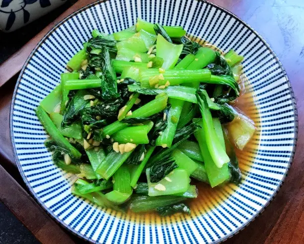 蒜炒青菜 做法