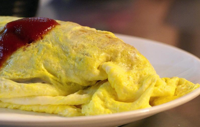 蛋包飯製作材料