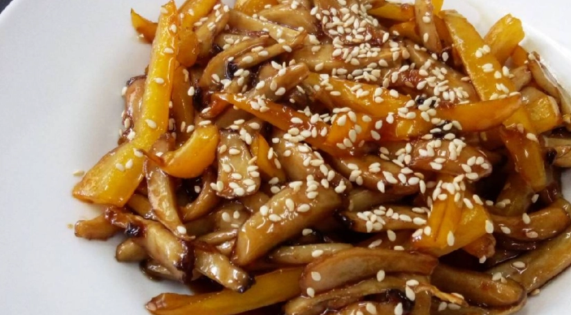 素食 蜜汁 杏鮑菇