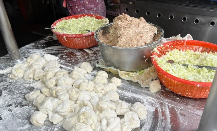 高麗菜餡料調配