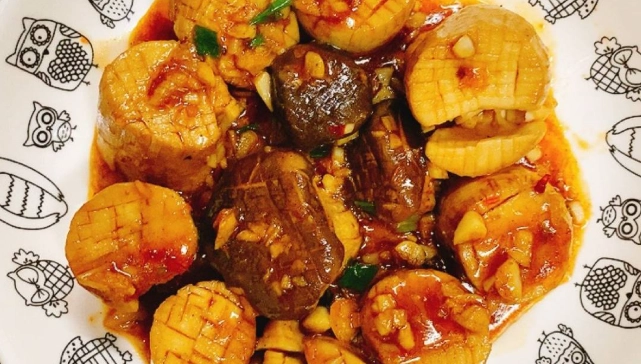 杏鮑菇豆腐料理