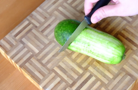 節瓜切絲技巧