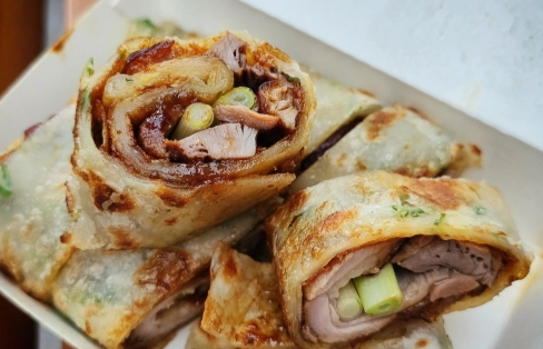 台灣小吃牛肉捲餅