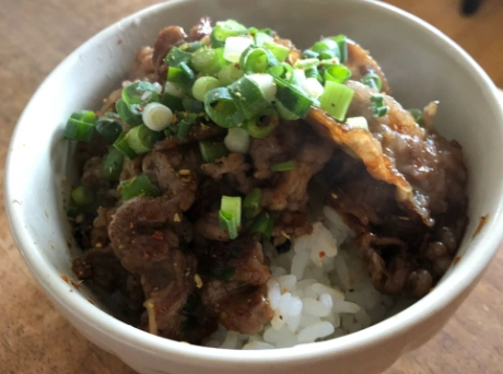 親子丼牛肉版本