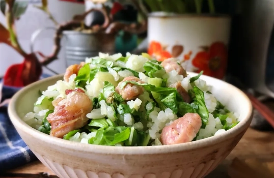 電鍋上海菜飯食譜