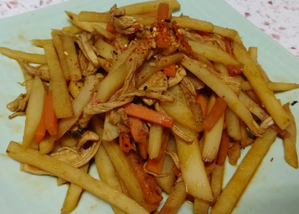 家常辣炒馬鈴薯絲