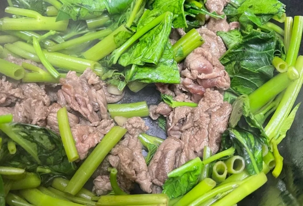 空心菜炒牛肉 家常做法