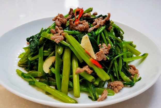 空心菜炒牛肉 家常做法