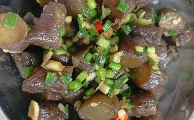 白茄子料理