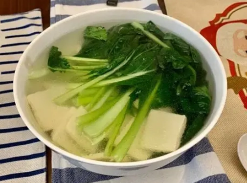 青菜豆腐湯食譜